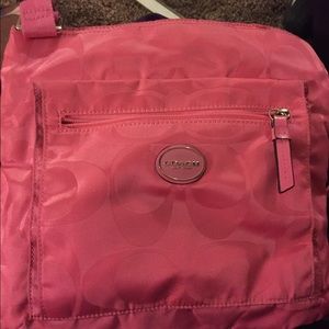 Pink Coach Crossbody Bag