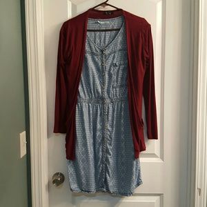 Soft jean dress