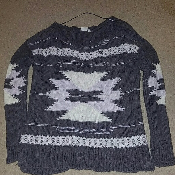 Aztec oversized sweater