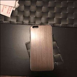 Wood and plastic iPhone 6+ case