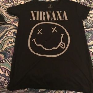 short sleeve Nirvana tshirt