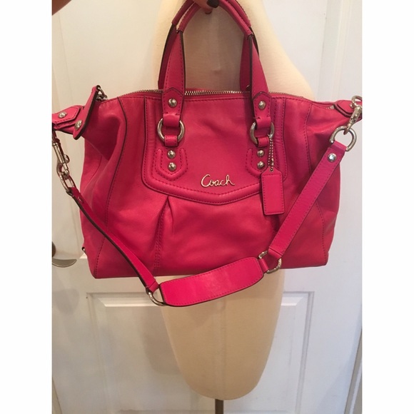 Hot Pink Coach Handbag