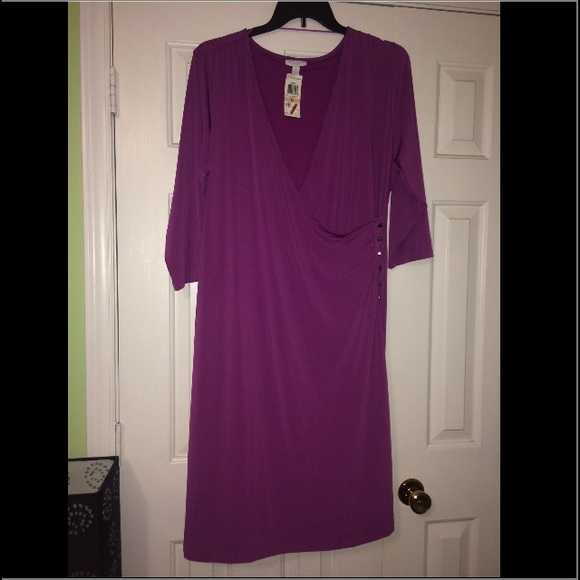 Sophisticated purple dress!