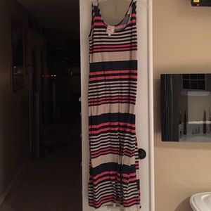 Striped Maxi Dress