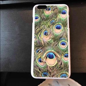 Peacock pattern plastic 6+ case