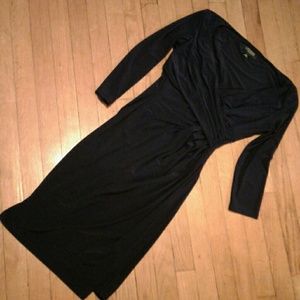 Blue woman's Ralph Lauren dress.