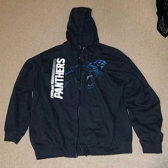 Carolina Panthers zip up hooded jacket