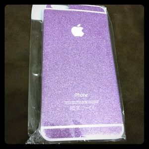 Bling Purple Apple iPhone 6 Plus rubber case