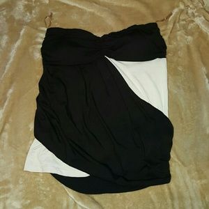 Strapless top