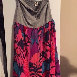 Roxy strapless summer dress