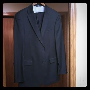 Navy blue suit