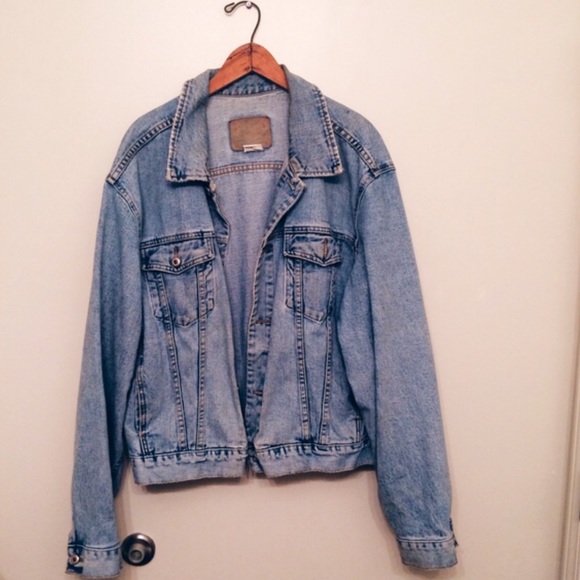 Oversized denim jacket