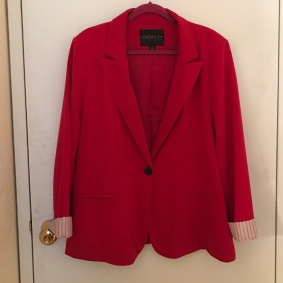 Red blazer