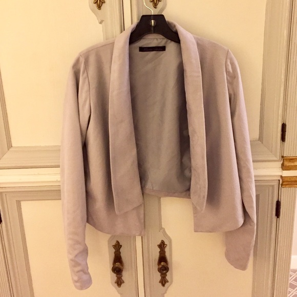 Kenneth Cole Jackets & Blazers - KENNETH COLE FAUX SUEDE GREY BLAZER