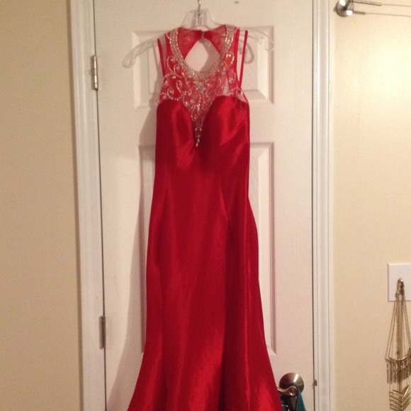Red prom dress!