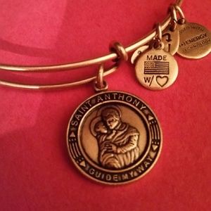 Saint Anthony charm bangle