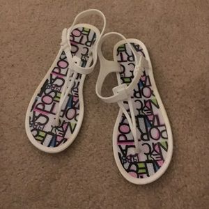 White Jelly Sandals from Puerto Rico