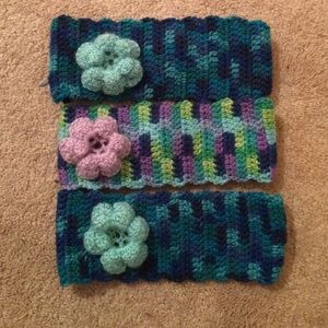 Handmade crocheted headbands each sold separate