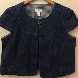 Ann Taylor Loft Jean Jacket (short sleeve)