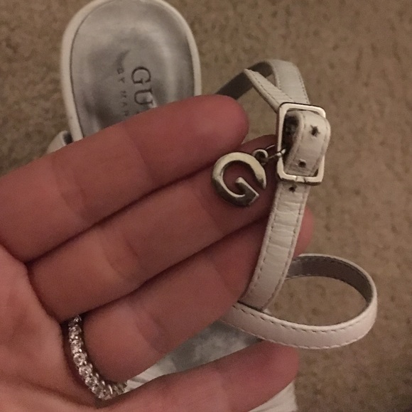 White Guess Sandals - Picture 3 of 3