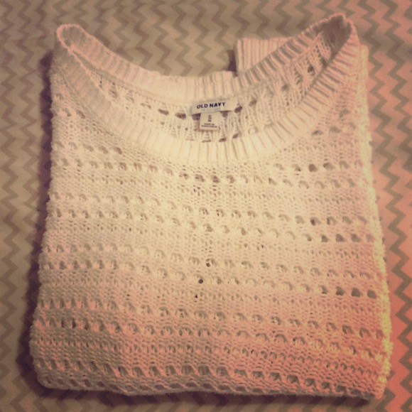 White Old Navy Sweater