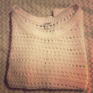 White Old Navy Sweater