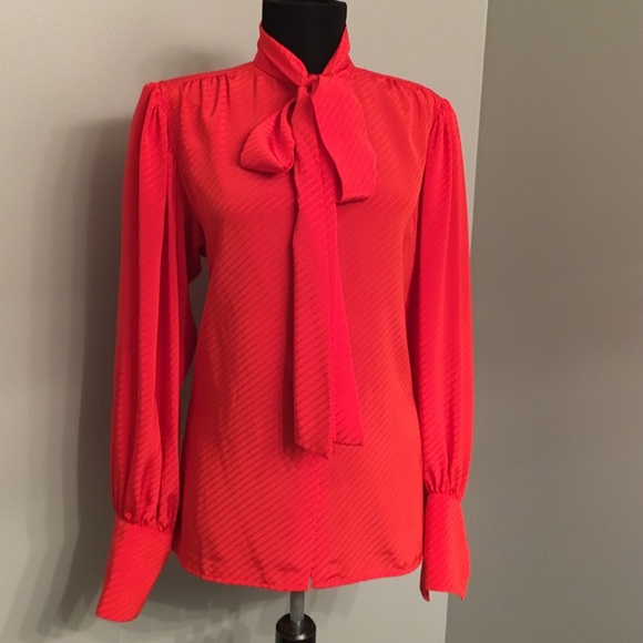 Vintage Liz Claiborne Red Hot ♨️ Long Sleeve