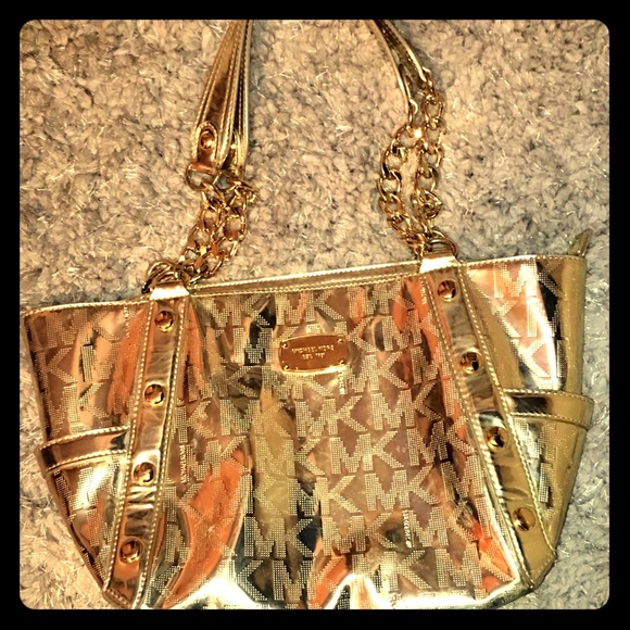 GOLD MIRRORED MK