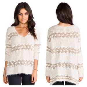 NWT Free People Linus Stripe sweater