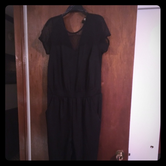 Black Skinny Leg Jumpsuit