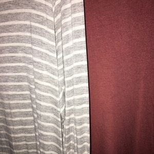 2 Long-Sleeve T-Shirt Dresses