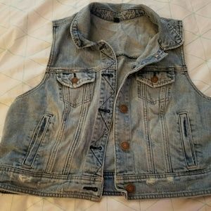American Eagle Denim vest