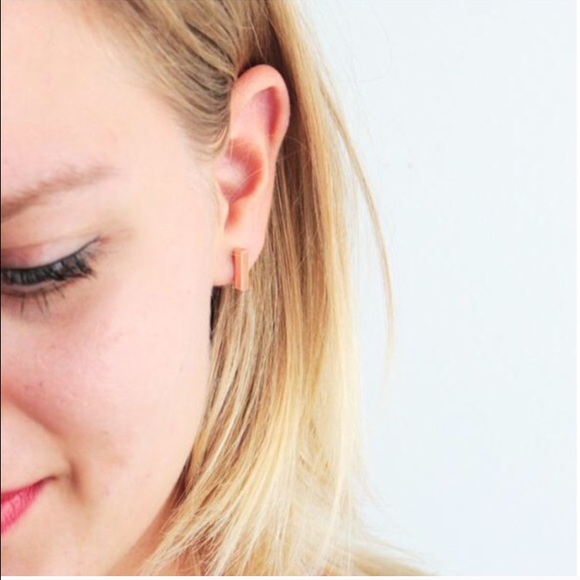 HP!🎉Simple Bar Earrings - Picture 3 of 4