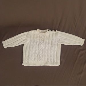 Baby Gap cotton cable knit sweater 3-12 mos