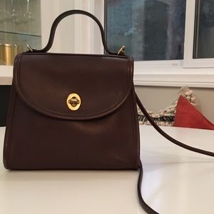 VINTAGE COACH Regina Flap Messenger Crossbody