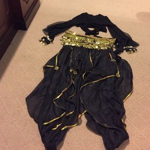 Sexy belly dancer costume