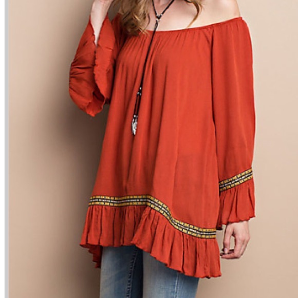 🎈LAST ONE 🎈Bohemian Style Gauze Tunic - Picture 3 of 4