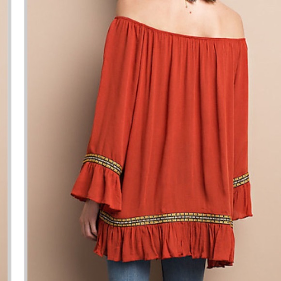 🎈LAST ONE 🎈Bohemian Style Gauze Tunic - Picture 2 of 4