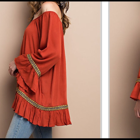 🎈LAST ONE 🎈Bohemian Style Gauze Tunic - Picture 4 of 4