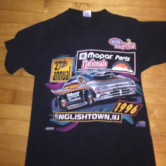 Vintage 1996 drag racing tee
