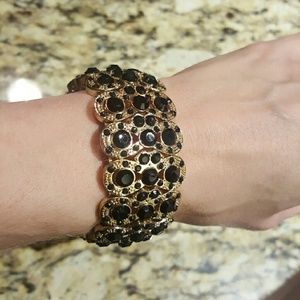 Black and gold costume bracelet