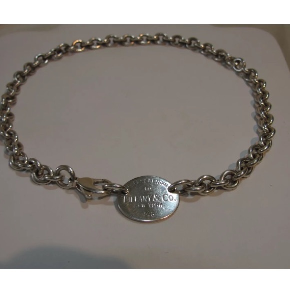 Tiffany & Co. choker .925 authentic sterling silvr