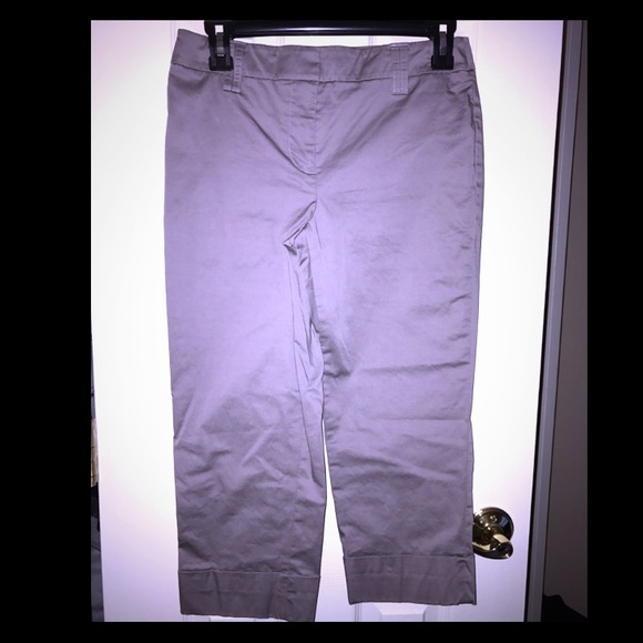 LOFT Grey 3/4 Length Pants 2P
