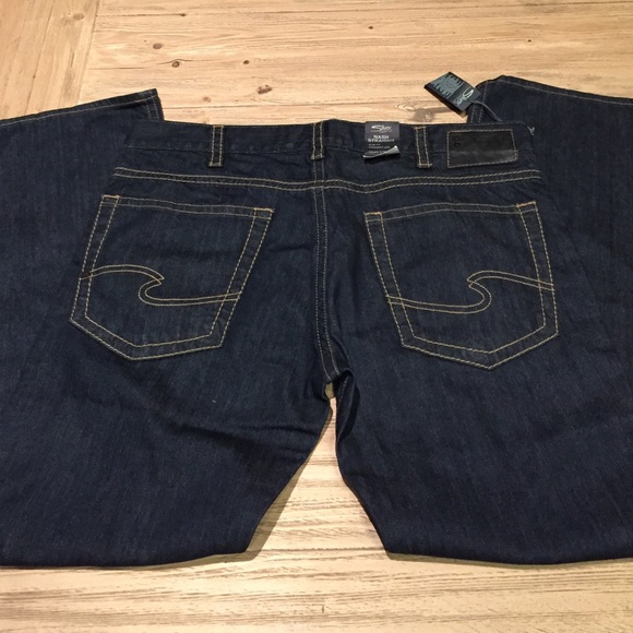 New Silver Jeans Nash Straight leg jeans for men - Picture 2 of 4