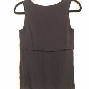 Theory tank top. Never worn.  Dark black color