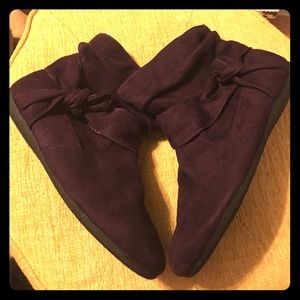 Fashion Bug Suede Bow Bootie