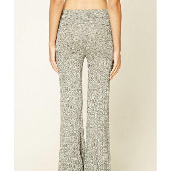 SOLD 🔻Marled knit fold over pants - Picture 2 of 2