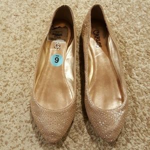 Carlos Nude flat shoes