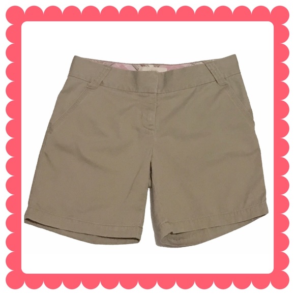 J Crew 7" chino shorts city fit classic twill - Picture 1 of 3