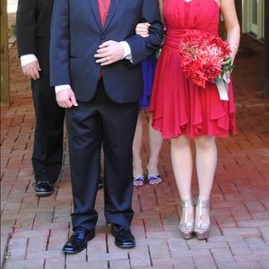 Bebe unique gold platforms